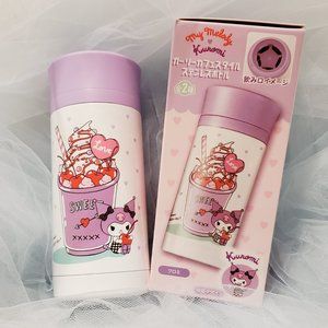 Kuromi - Cafe Style - Stainless Tumbler Bottle (350ml)